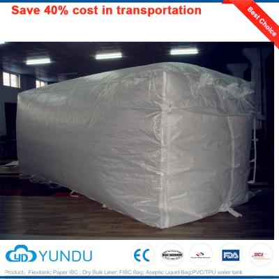 China 40HQ 5.8*2.35*2.35m Dry Bulk Container Liners 20FT PP Bulk Container Liner Bags for sale
