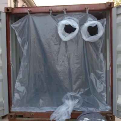 中国 Factory Waterproof PE Dry Bulk Container Liner For 20FT Container Powder Seed Grain Rice Fish Meal Natural Rubber 販売のため