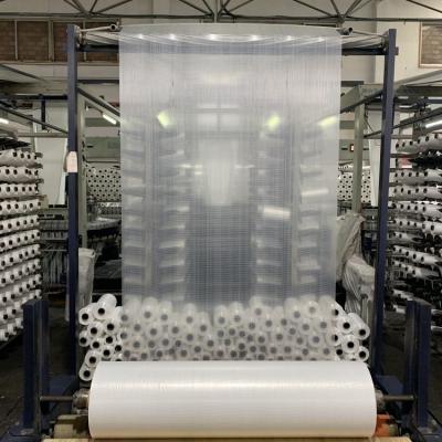 China Tubular PP Woven Fabric Roll Uncoated Transparent 80 Width For Bags for sale