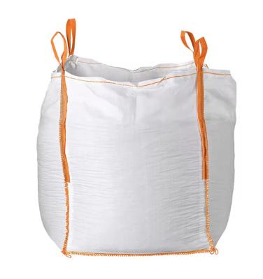 China 100*100*150cm FIBC Bulk Bag Laminated / Plain / Vent Fabric Customizable Top And Bottom for sale