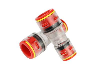 China Reducer Micro duct Connectors with Locking Clips for sale