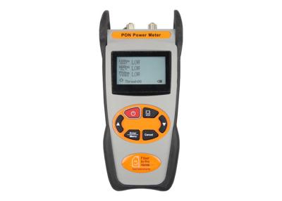 China G/EPON Passive Network 1310/1490/1550nm Wavelength Simultaneous Testing Optical PON Power Meters with Data Storage for sale