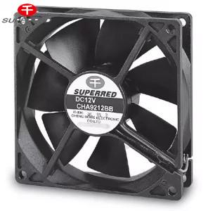 China 92x92x25mm DC Cooling Fan With 22-156 CFM Air Flow And AWG26 Lead Wire for sale