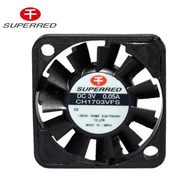 China Plastic LCP 94V0 17x3mm 3DCV PWM Controlled Fan for sale