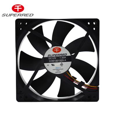 China DC 12V 135x25mm High Air Flow  Brushless Cooling Fan for sale