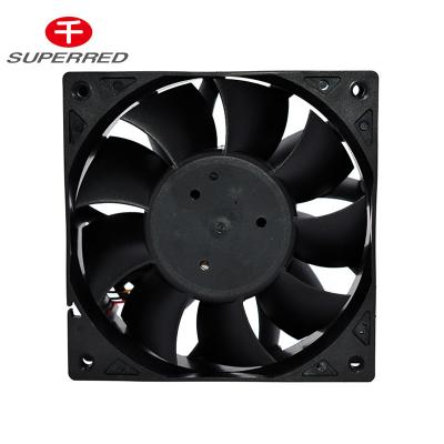 China 6.727m3/Min 120x38mm DC12/24/48V PBT Server Cooling Fan for sale