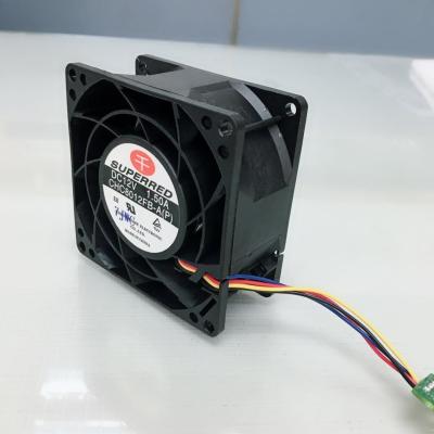China Pulse Width Modulation DC 12/24V 80x25mm PWM Controlled Fan for sale