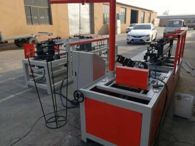China 3.8kw Diamond Mesh Making Machine , Fully Automatic Chain Link Fence Machine for sale