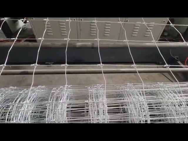 Wrap Around 25 Times 2.4m Fixed Knot Fence Machine , Fencing Net Making Machine