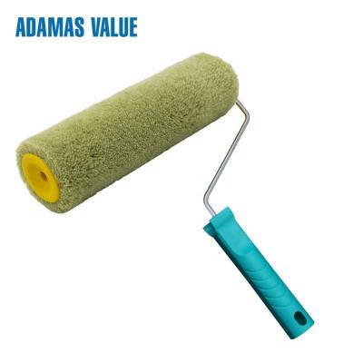 China Green Fabric Wall Paint Roller , Acrylic Brush Professional Paint Roller for sale