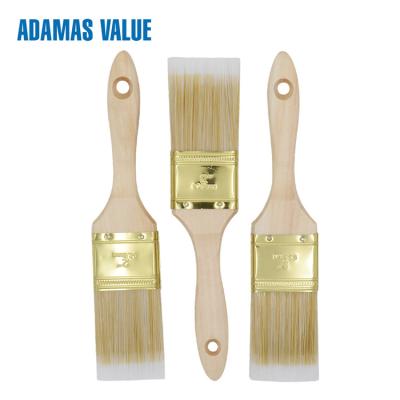 China Solid And Durable Wooden Handle Paint Brushes Highly Safe And Hygienism for sale