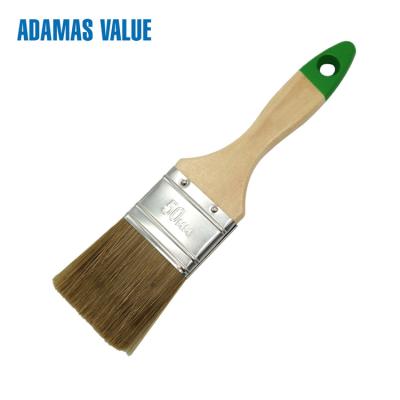 China Synthetic Filament Wooden Handle Paint Brushes Easy To Use Clean And Handle for sale
