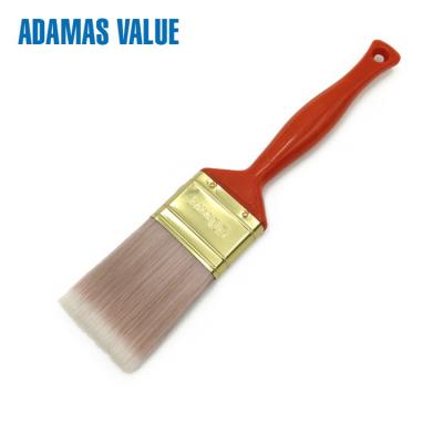 China Gloss Synthetic Paint Brush Synthetic Tapered Filament Plastic Handle for sale