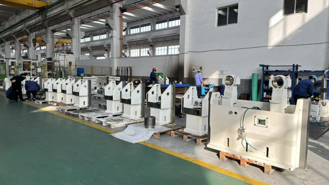 Industrial machinery production line