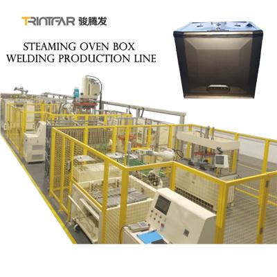 China Linha de produção de Oven Lining Welding Machine Automation da caixa da fornalha à venda