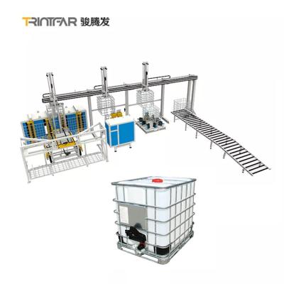 Chine Soudeuses tubulaires d'acier inoxydable de machine de soudure de cage de fil de réservoir d'Ibc de 1000 litres à vendre