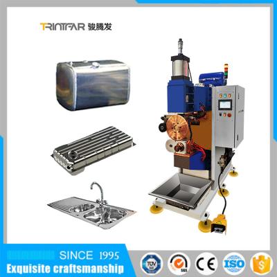 中国 Automatic longitudinal tank and barrel circular roller seam welding machine 販売のため