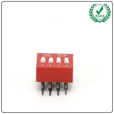China DS DA DP SMT Type Piano Dip Switch , 1-12 Position DIP Switch for sale