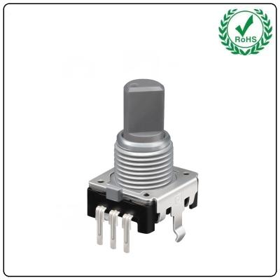 China encoders rotary ec12 small rotary encoder push-pull-schalter with insulated shaft volume control rotary encoder switch en venta