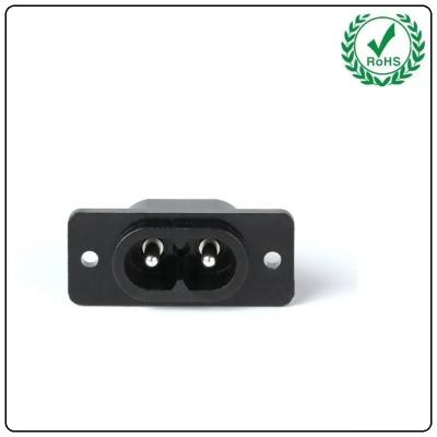 China LZ-8-7S1 New 2.5A 250V IEC 60320 C8 2 Pin AC Power Socket Switched Socket for sale