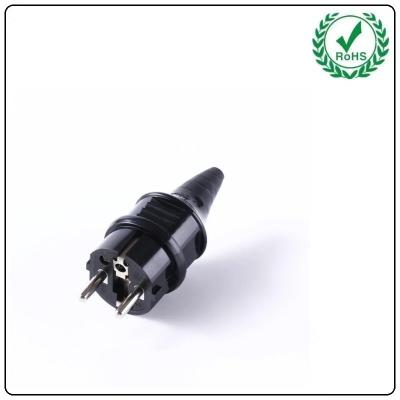 中国 LZ-T-12 AC 10A 250V UK Socket 2pin Plug Ac Power Inlet Socket 販売のため