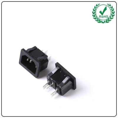China High Quality Male Plug C14 Inlet Power Socket for sale