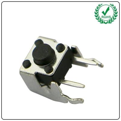 China 6*6 Tact Switch With Bracket Side-DIP Tactile Switch for sale