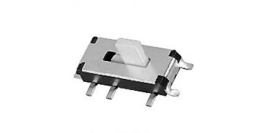 China SGS Approved Single Pole Slide Switch , 1.5mm Travel On Off Slide Switch for sale
