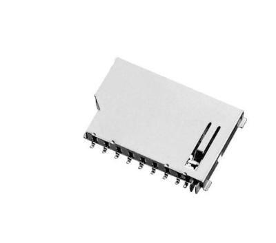 China Micro Sd Card Smart Card Socket Operating Temperature -25~+90'C for sale