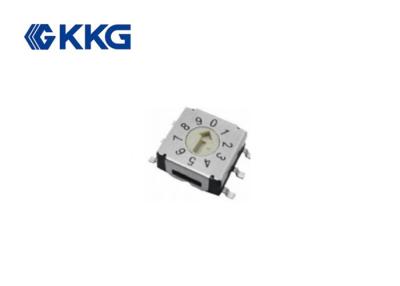 China Waterproof Ac Rotary Switch , 5VDC 10 Position Selector Switch for sale