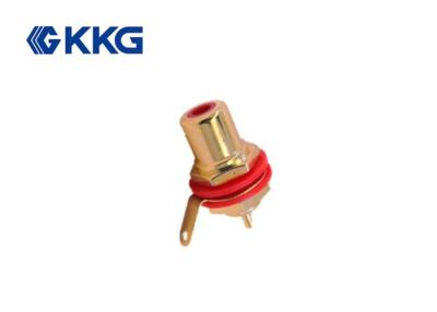 China Female RCA Connector Socket brass Soldering Pom Insulator For HiFi Audio for sale