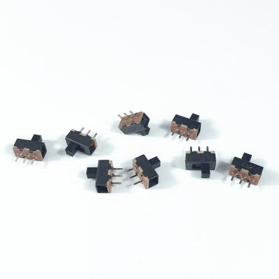 China Vertical DIP 1P2T 3 Pin SPDT On Off Toggle Switch for sale