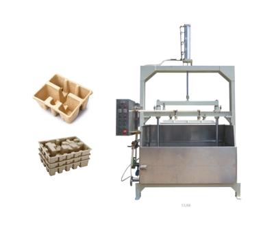 China 1M3/Min 12kw Paper Moulded Hot Press Machine For Correcting Deformed Pulp Tray for sale
