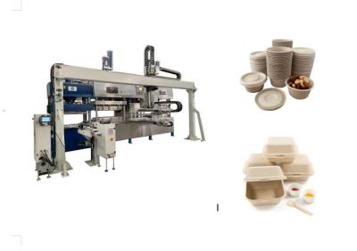 China Sugarcane Bagasse Plates Making Machine With Drying Function à venda