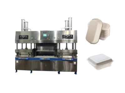 China Pulp Molding Clamshell Lunch Box Machine Electric Heating 5000-7000pcs / Hour Capacity à venda
