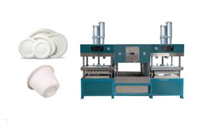 China Placas Compostable e bacias da fibra manual da polpa que fazem a máquina à venda