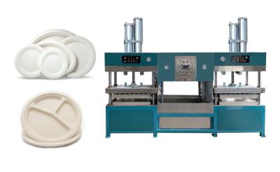 China Pulp Fiber Non Plastic Dishware Making Machine Semi Automatic for sale