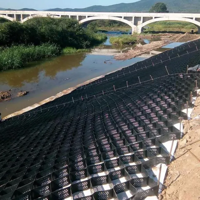 Anti-Corrosion Plastic Cellular Confinement Systems HDPE Geocell for Soil Reinforcement Road Hill Slope