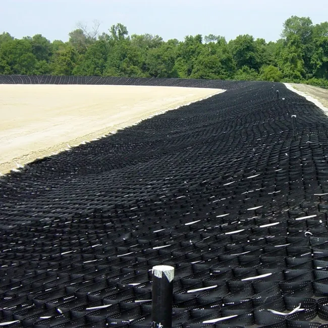 Anti-Corrosion Plastic Cellular Confinement Systems HDPE Geocell for Soil Reinforcement Road Hill Slope