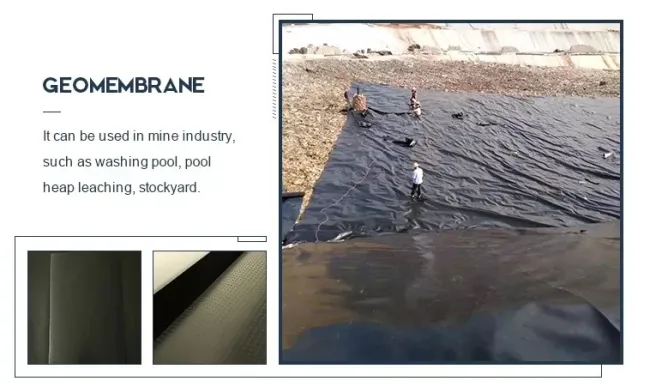 Factory Price 0.2mm-2.5mm ASTM GM13 Anti-Seepage Waterproof Impermeable HDPE Geomembrane for Aquaculture Dam Landfill Tunnel Mining Biogas Fish Farm