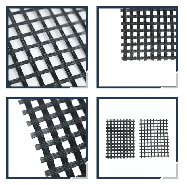 Roadbase Reinforcement Warp Knitted Polyester Woven (PET) Biaxial Geogrid for Reinforcement