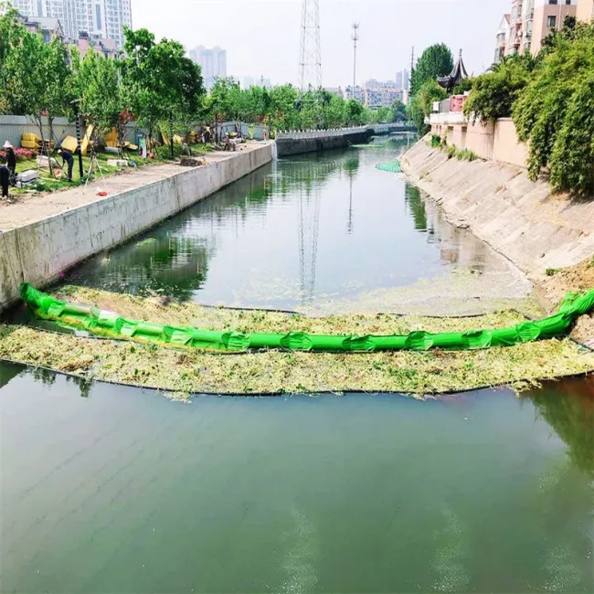 Suppliers Oil Spill Floating Boom PVC Silt Curtain at The Harbour