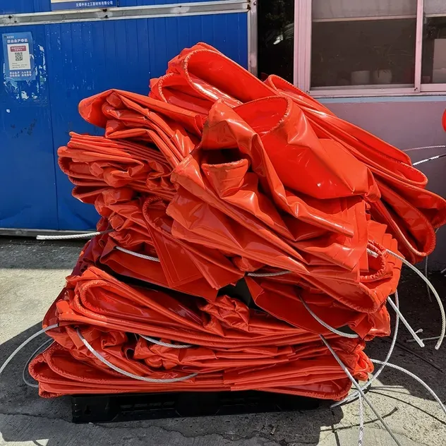 Water Pollution Control Oil Boom PVC Permeable Aquatic Silt Curtain