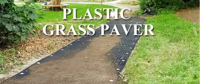 HDPE Plastic Grass Grid for Grass Pavement, Parking Lots, Slope Erosion Control, Soil Stabilization, Gravel Pavers and Landscaping