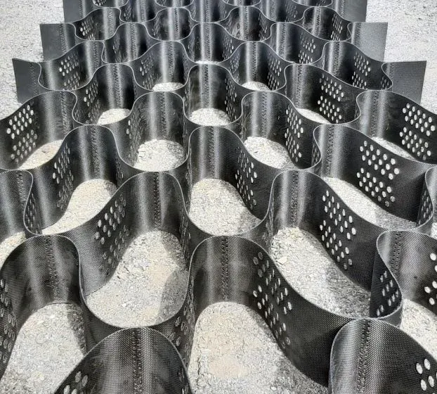 HDPE Geocell Plastic Driveway Gravel Geocell 50-440mm Soil Control in Road for Road Reinforcement Slope Protection Erosion Control Gravel Highway