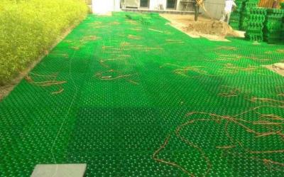 China Pavimentadoras plásticas de alta resistencia de la hierba, pavimentadoras plásticas de la calzada, rejilla del césped de la hierba en venta