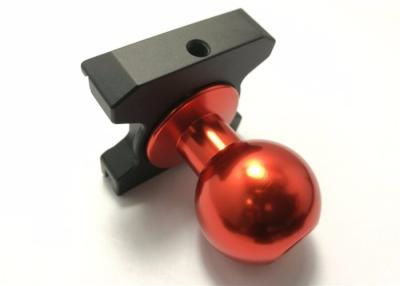 China High Precision CNC Aluminium Parts , Anodize Aluminum Tripod Ball Heads For Camera​ for sale