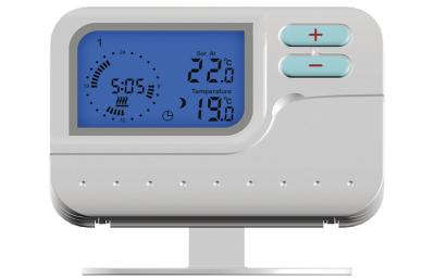 China Compatibilidade electrónica prendida unidade do aquecimento de assoalho do termostato da sala de Digitas da bobina do fã à venda