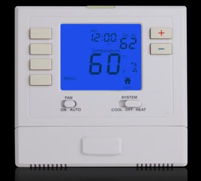 China 1 Heat 1 Cool Wired Room Thermostat For Electric Floor Heating for sale