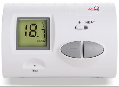 China Wireless Non - Programmable Room Thermostat , Digital Fan Coil Thermostat for sale